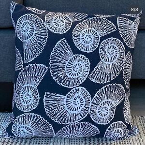 A Pair of Dark Blue Hand-blocked Cushion Covers